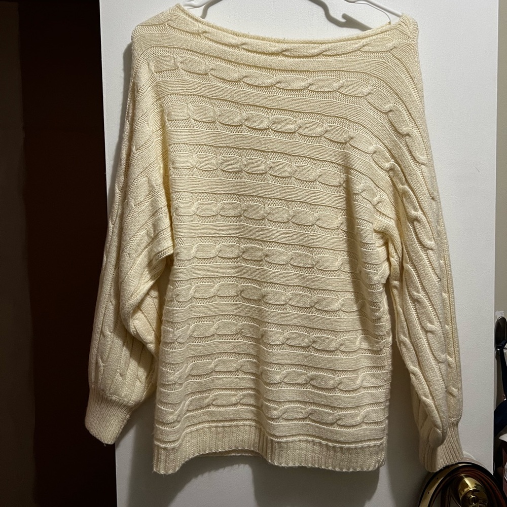 White sweater